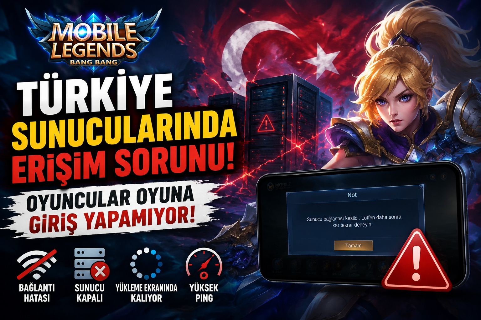 Mobile Legends Türkiye Sunucularında Erişim Sorunu! Oyuncular Oyuna Giriş Yapamıyor